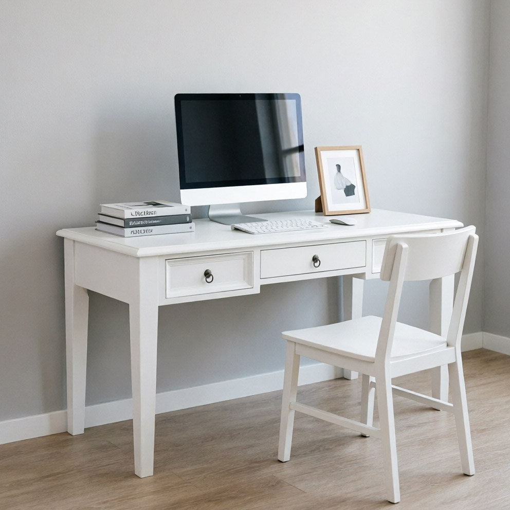 white Side table